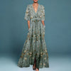 Vivian | Women's Romantic Floral Print Maxi Dress