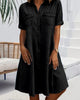 Jennifer | Women's Lightweight Denim-Look Shirt Dress