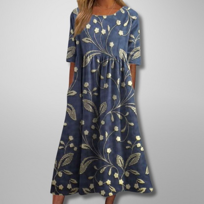 Felicity | Women's Relaxed Floral Midi Dress