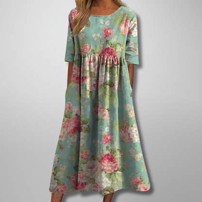 Felicity | Women's Relaxed Floral Midi Dress