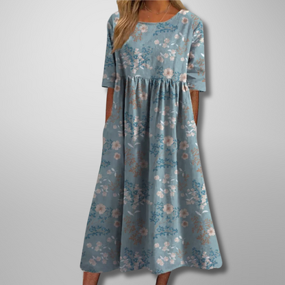 Felicity | Women's Relaxed Floral Midi Dress