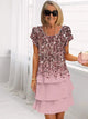 Mia | Women's Ruffled Floral Pleated Dress