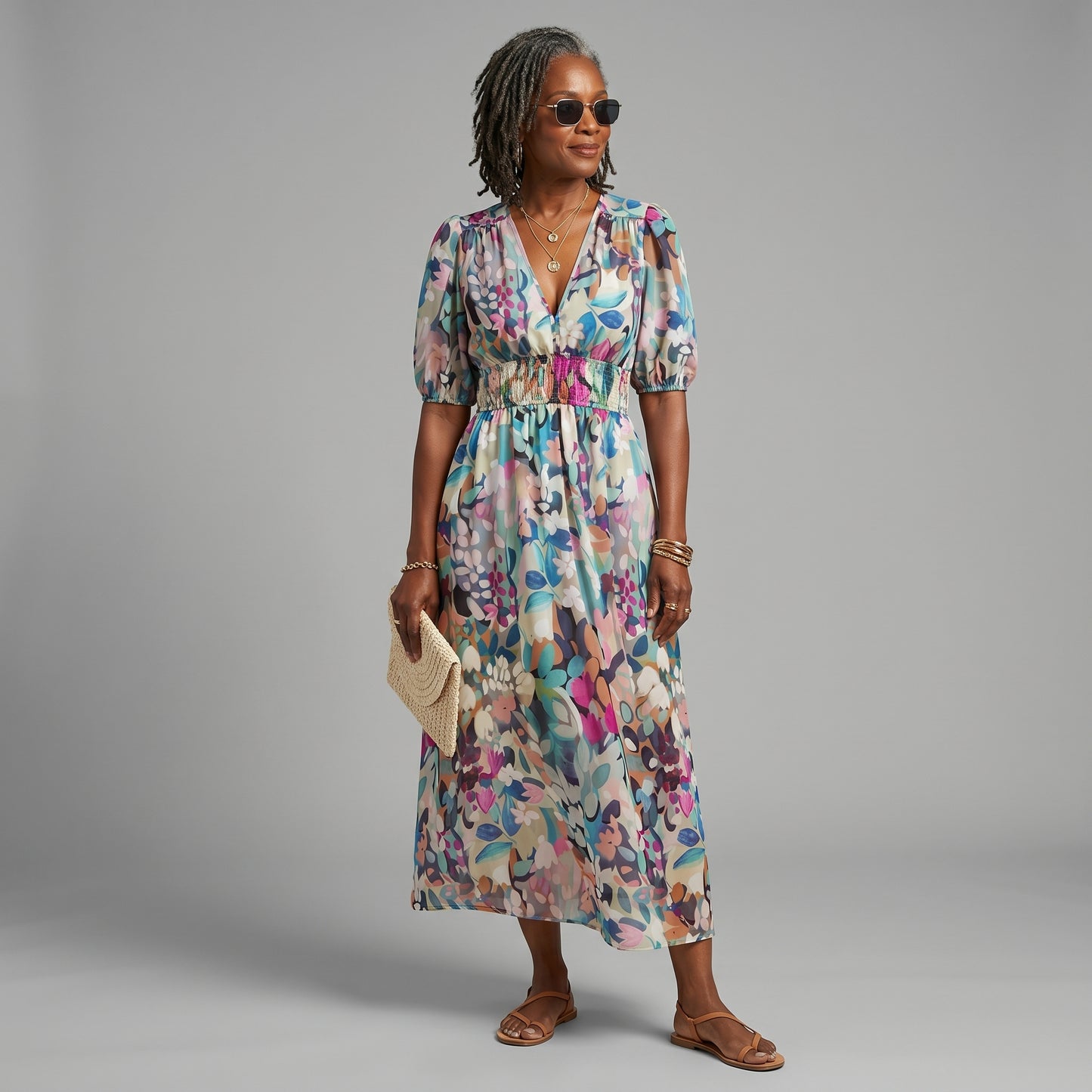 Theodora | Women's Romantic Floral Dress