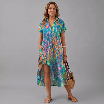 Rosalind | Women's Boho Chic Flowy Summer Dress