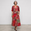 Seraphina | Women's Vibrant Colorful Midi Dress