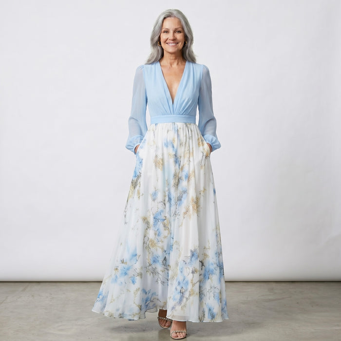 Kelli | Women's Floral Print Maxi Dress