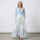 Kelli | Women's Floral Print Maxi Dress