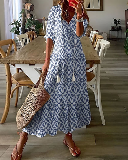 Marguerite | Women's Oversized Boho Cover-Up Maxi Dress