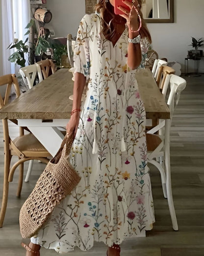 Marguerite | Women's Oversized Boho Cover-Up Maxi Dress