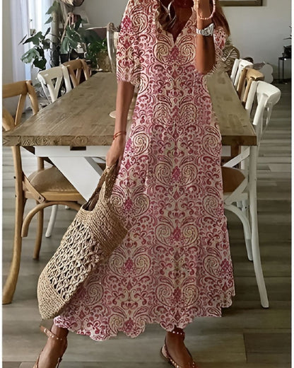 Marguerite | Women's Oversized Boho Cover-Up Maxi Dress