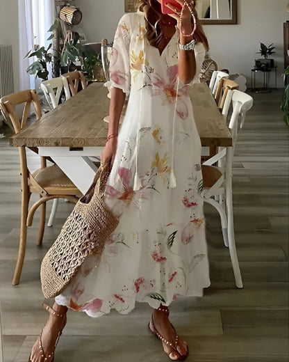 Marguerite | Women's Oversized Boho Cover-Up Maxi Dress