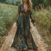 Ophelia | Women's Boho Floral Maxi Dress