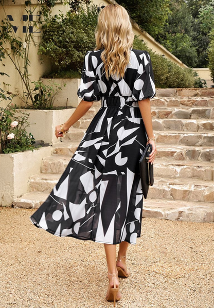 Monica | Women's Elegant Floral Dress