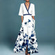 Jill | Women's Elegant Floral Print Maxi Dress