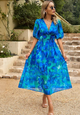 Monica | Women's Elegant Floral Dress