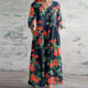 Kristen | Women's Elegant Retro Maxi Dress