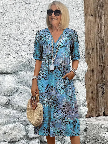 Seraphina | Women's Vibrant Colorful Midi Dress
