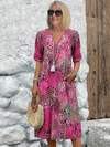 Seraphina | Women's Vibrant Colorful Midi Dress