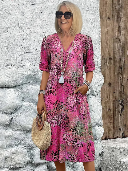 Seraphina | Women's Vibrant Colorful Midi Dress