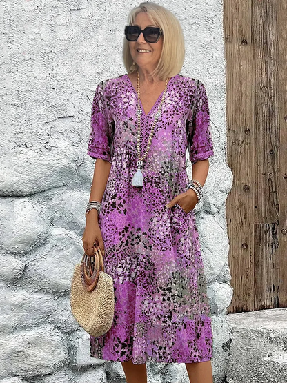 Seraphina | Women's Vibrant Colorful Midi Dress