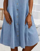 Jennifer | Women's Lightweight Denim-Look Shirt Dress